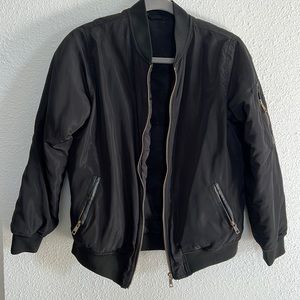 Black Bomber Jacket - image 1